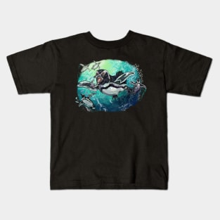 African Penguins Kids T-Shirt